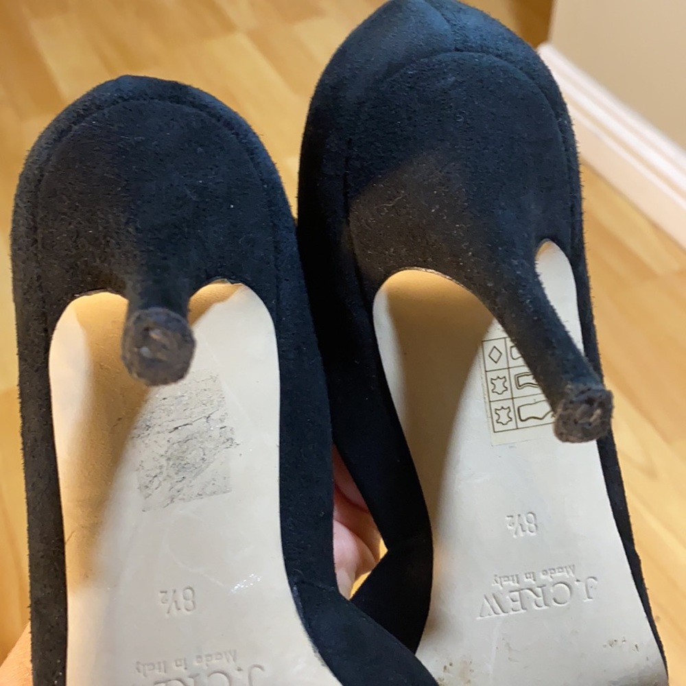 J Crew black leather heals 2” - Picture 8 of 16